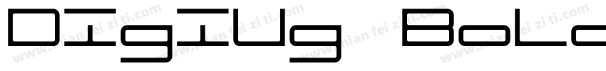 DigiUg Bold字体转换